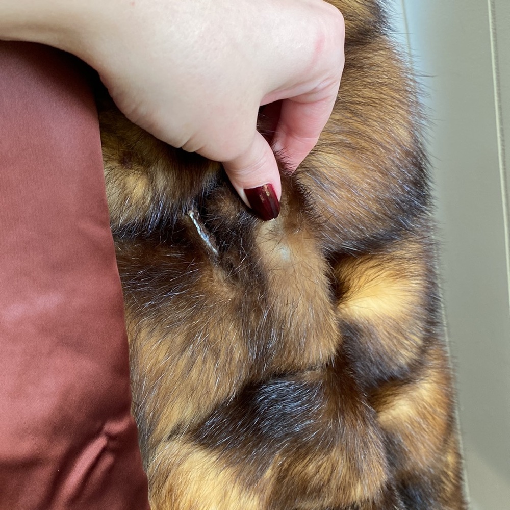 Vintage Golden Fitch Fur for Restyle or Repurpose - Picture 10 of 11